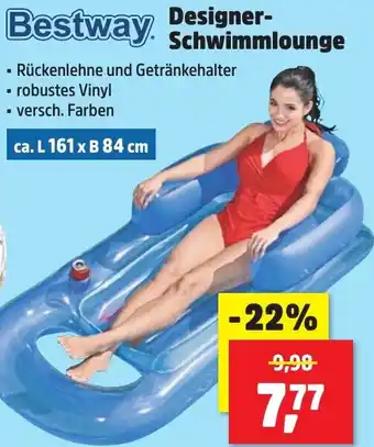Thomas Philipps Bestway Designer Schwimmlounge Angebot