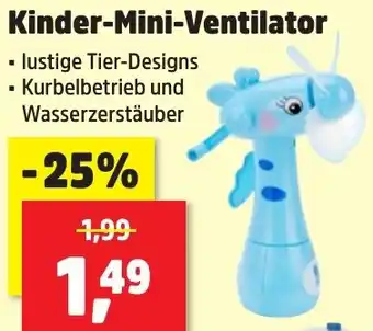 Thomas Philipps Kinder-Mini Ventilator Angebot