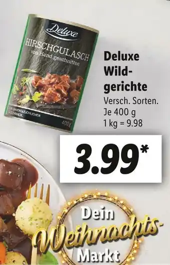 Lidl Deluxe wildgerichte Angebot