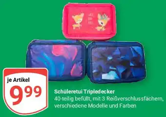 Globus Schüleretui Tripledecker Angebot