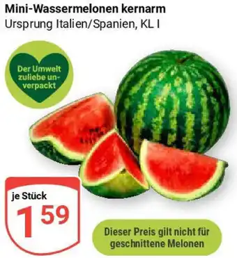 Globus Mini-Wassermelonen kernarm Angebot