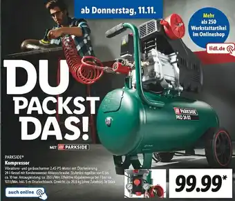 Lidl Parkside kompressor Angebot