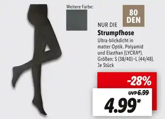 Lidl Nur die strumpfhose Angebot