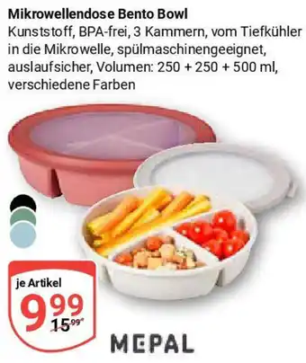 Globus MEPAL Mikrowellendose Bento Bowl Angebot
