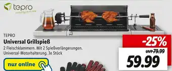 Lidl Tepro universal grillspieß Angebot