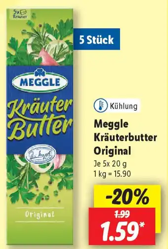 Lidl Meggle Kräuterbutter Original Angebot