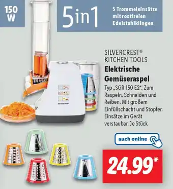 Lidl SILVERCREST KITCHEN TOOLS Elektrische Gemüseraspel Angebot