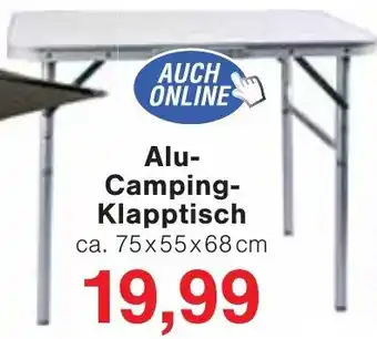Wiglo Wunderland Alu Camping Klapptisch Angebot