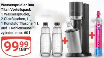 Globus Wassersprudler Duo Titan Vorteilspack Angebot
