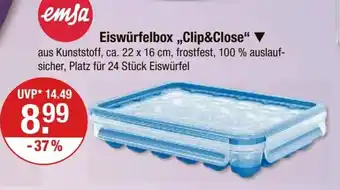 V Markt emsa Eiswürfelbox,,Clip&Close" Angebot