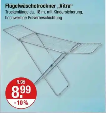 V Markt Flügelwäschetrockner,,Vitra“ Angebot