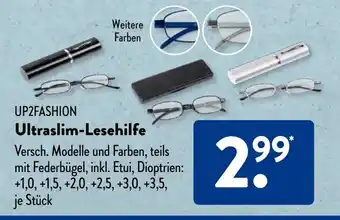 Aldi Süd UP2FASHION Ultraslim-Lesehilfe Angebot