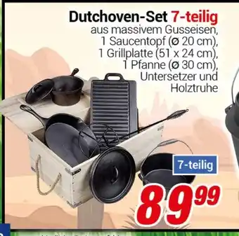 CENTERSHOP Dutchoven-Set 7-teilig Angebot