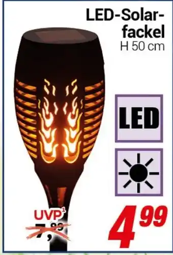 CENTERSHOP LED-Solar- fackel H 50 cm Angebot