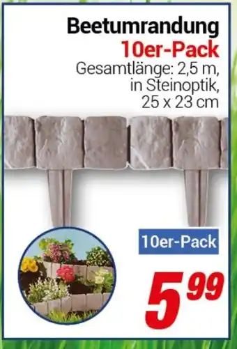 CENTERSHOP Beetumrandung 10er-Pack Angebot