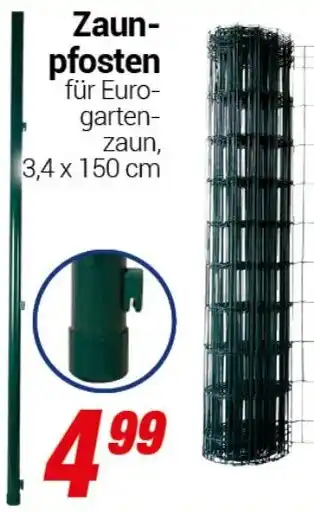 CENTERSHOP Zaun- pfosten Angebot