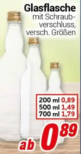 CENTERSHOP Glasflasche Angebot