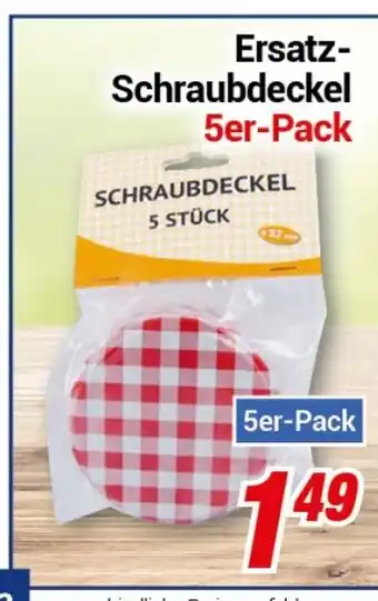 CENTERSHOP Ersatz- Schraubdeckel 5er-Pack Angebot