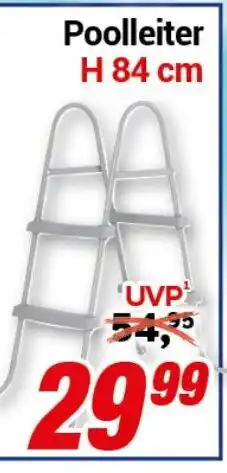 CENTERSHOP Poolleiter H 84 cm Angebot