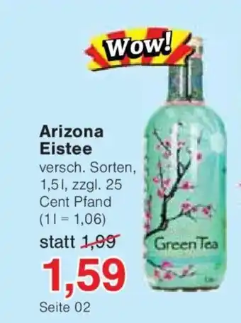 Jawoll Arizona Eistee Angebot