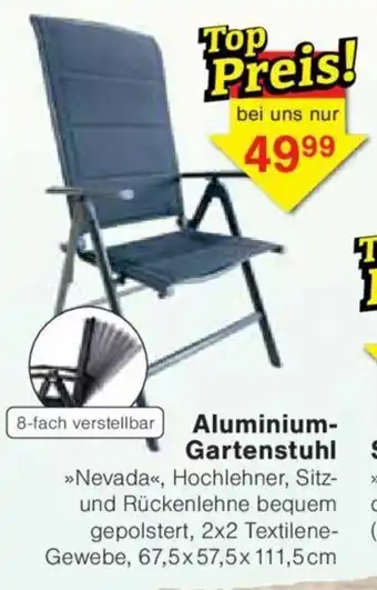 Jawoll Aluminium- Gartenstuhl Angebot