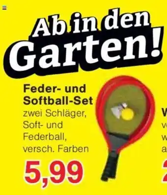 Jawoll Feder- und Softball-Set Angebot
