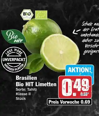 AEZ Brasilien Bio HIT Limetten Angebot