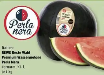 REWE REWE Beste Wahl Premium Wassermelone Perla Nera 1 kg Angebot