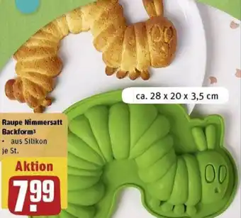REWE Raupe Nimmersatt Backform Angebot