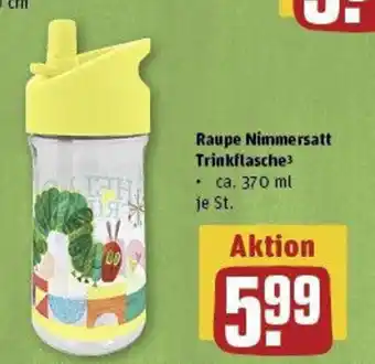 REWE Raupe Nimmersatt Trinkflasche Angebot