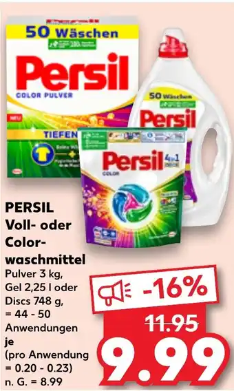 Kaufland PERSIL Voll- oder Color- waschmittel Angebot
