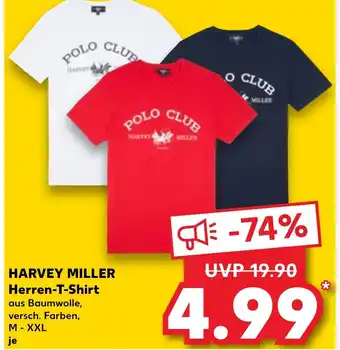Kaufland HARVEY MILLER Herren-T-Shirt Angebot
