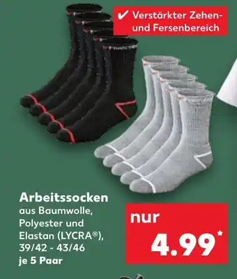 Kaufland Arbeitssocken Angebot