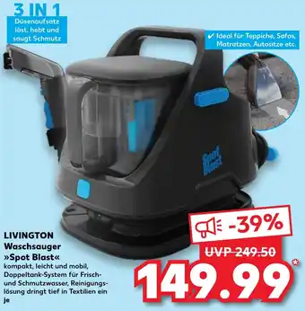 Kaufland LIVINGTON Waschsauger Spot Blast Angebot