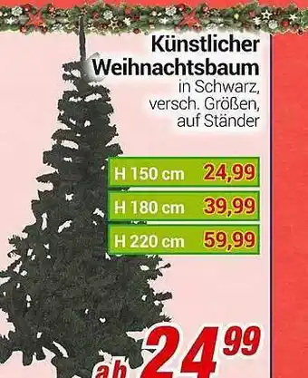 CENTERSHOP Künstlicher Weihnachtsbaum Angebot