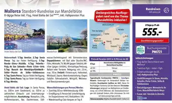 Lidl Reisen Mallorca Standort-rundreise Zur Mandelblüte Angebot