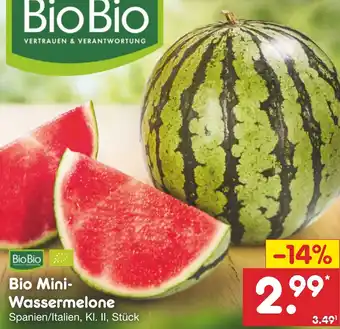 Netto Marken-Discount Bio Mini- Wassermelone Angebot
