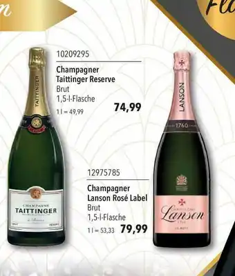 CITTI Markt Champagner Taittinger Reserve Angebot