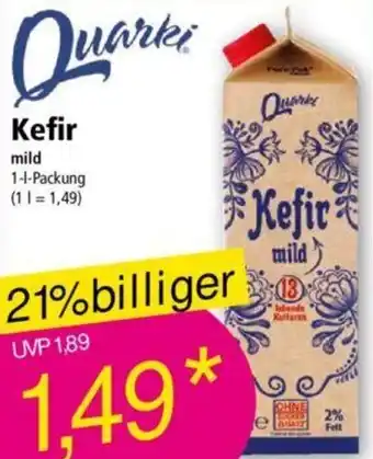 Norma Quarki Kefir 1 L Packung Angebot