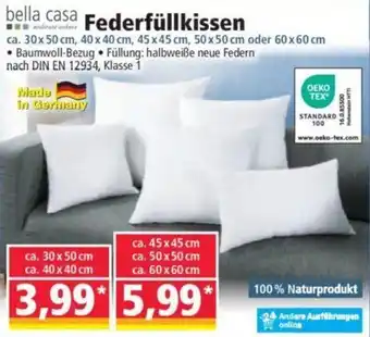 Norma bella casa Federfüllkissen Angebot
