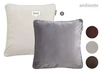 XXXLutz Ambiente kissenhülle „zenato samt uni“ Angebot