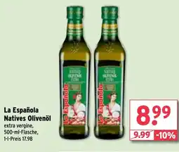 Wasgau La Española Natives Olivenöl extra vergine, 500-ml-Flasche Angebot
