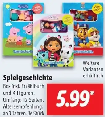 Lidl Spielgeschichte Angebot
