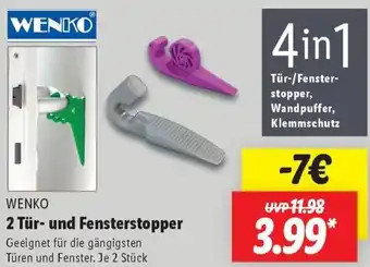 Lidl WENKO 2 Tür und Fensterstopper Angebot