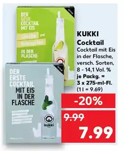 Kaufland KUKKI Cocktail 3 x 275 ml Angebot