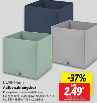 Lidl LIVARNO home Aufbewahrungsbox Angebot