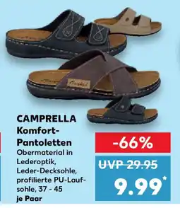 Kaufland CAMPRELLA Komfort-Pantoletten Angebot