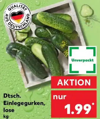 Kaufland Dtsch. Einlegegurken, lose Angebot