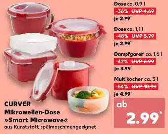Kaufland CURVER Mikrowellen-Dose Smart Microwave Angebot