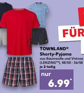 Kaufland TOWNLAND Shorty-Pyjama Angebot